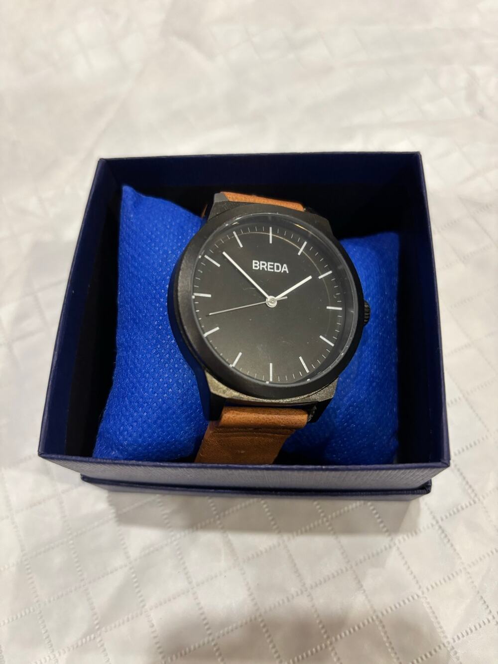 BREDA x Bespoke Post Rand 43mm Leather Watch